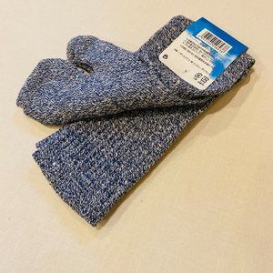 New (1Pair) 2-Toe Socks for Sandals!! Crew NWT NEW